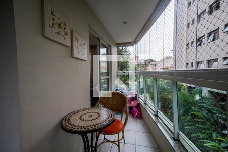 Varanda da Sala de apartamento à venda com 3 quartos, 130m² em Jardim Bela Vista, Santo André