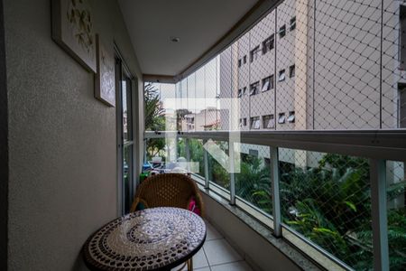 Varanda da Sala de apartamento à venda com 3 quartos, 130m² em Jardim Bela Vista, Santo André