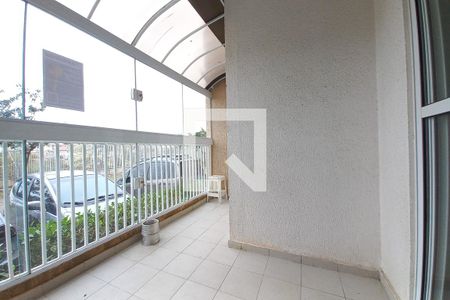 Varanda da Sala de apartamento à venda com 2 quartos, 55m² em Residencial Parque da Fazenda, Campinas