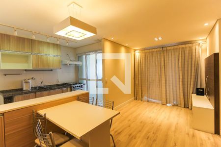 Sala/Cozinha de apartamento à venda com 1 quarto, 46m² em Brás, São Paulo