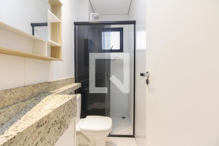Banheiro de apartamento para alugar com 1 quarto, 30m² em Tatuapé, São Paulo
