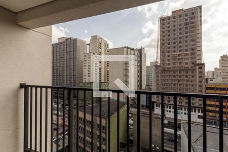 Varanda do Studio de kitnet/studio para alugar com 1 quarto, 26m² em Centro, São Paulo