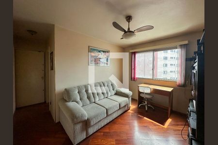 Sala de apartamento à venda com 1 quarto, 38m² em Santo Amaro, São Paulo