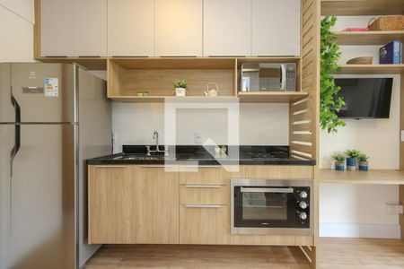 Studio para alugar com 25m², 1 quarto e sem vagaCozinha 