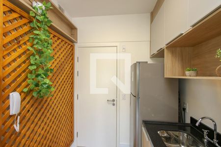 Studio para alugar com 25m², 1 quarto e sem vagaCozinha 