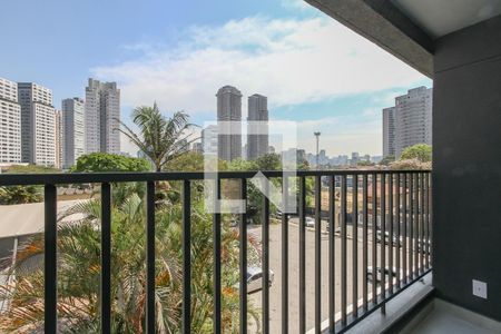 Studio para alugar com 25m², 1 quarto e sem vagaVaranda
