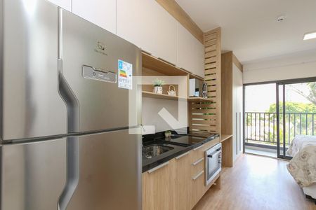 Studio para alugar com 25m², 1 quarto e sem vagaCozinha 