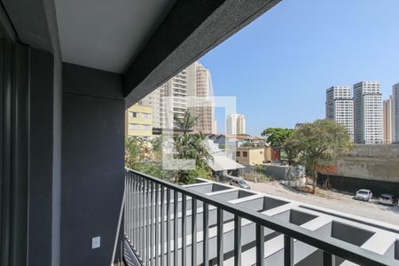 Varanda de kitnet/studio à venda com 1 quarto, 25m² em Chácara Santo Antônio, São Paulo