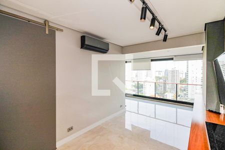 Sala de apartamento para alugar com 1 quarto, 50m² em Jardim Santo Amaro, São Paulo