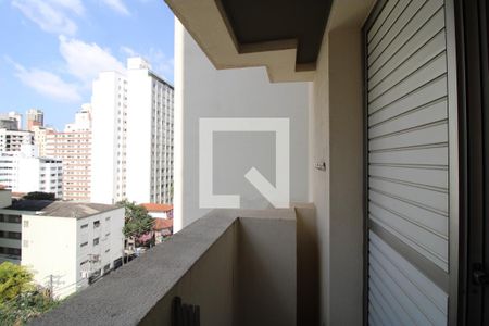 Varanda do quarto  de apartamento à venda com 1 quarto, 42m² em Perdizes, São Paulo