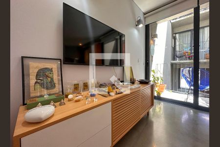 Apartamento para alugar com 35m², 1 quarto e sem vagaDetalhe Sala