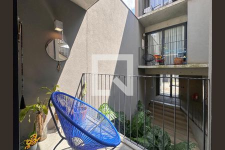 Sacada de apartamento para alugar com 1 quarto, 35m² em Brooklin Paulista, São Paulo