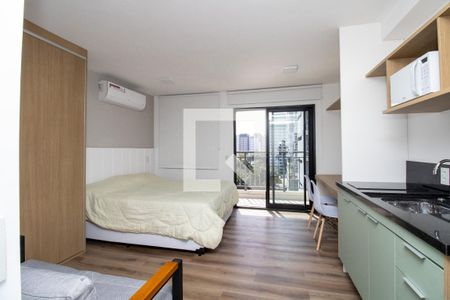 Sala- panorâmica de kitnet/studio à venda com 1 quarto, 34m² em Indianópolis, São Paulo