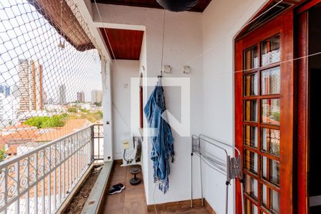 Varanda da Sala de apartamento para alugar com 3 quartos, 119m² em Santa Maria, Santo André