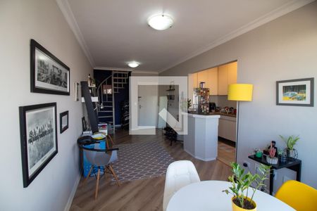 Sala  de apartamento à venda com 2 quartos, 150m² em Brooklin, São Paulo