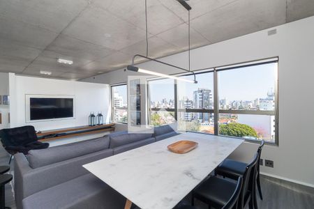 Sala de apartamento para alugar com 1 quarto, 69m² em Petrópolis, Porto Alegre