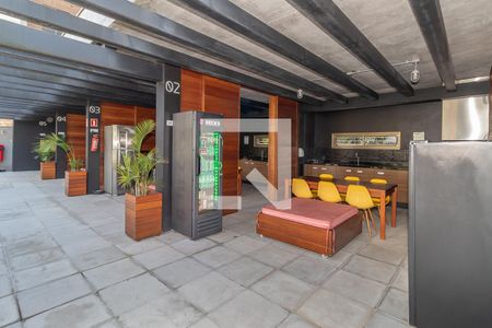 Apartamento para alugar com 69m², 1 quarto e 2 vagas Apartamento para alugar com 69m², 1 quarto e 2 vagasÁrea comum - Churrasqueira