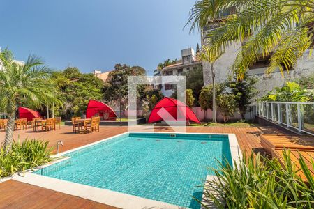 Apartamento para alugar com 69m², 1 quarto e 2 vagas Apartamento para alugar com 69m², 1 quarto e 2 vagasÁrea comum - Piscina