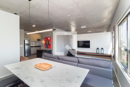 Sala de apartamento para alugar com 1 quarto, 69m² em Petrópolis, Porto Alegre