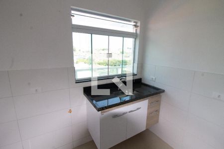 Cozinha de kitnet/studio para alugar com 1 quarto, 25m² em Vila Canero, São Paulo
