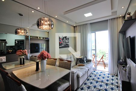 Sala  de apartamento à venda com 2 quartos, 52m² em Santa Terezinha, São Bernardo do Campo