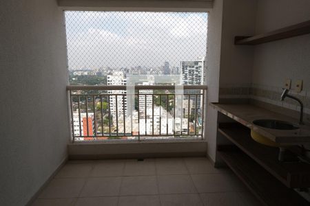 Varanda da Sala de apartamento à venda com 1 quarto, 65m² em Pinheiros, São Paulo