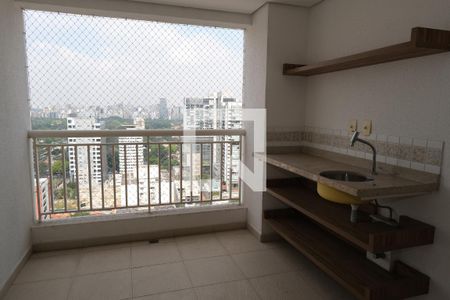 Varanda da Sala de apartamento à venda com 1 quarto, 65m² em Pinheiros, São Paulo