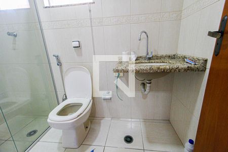 Banheiro da Suíte de apartamento à venda com 3 quartos, 220m² em Vila Curuca, Santo André