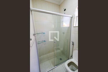 Banheiro da Suíte de apartamento à venda com 3 quartos, 220m² em Vila Curuca, Santo André