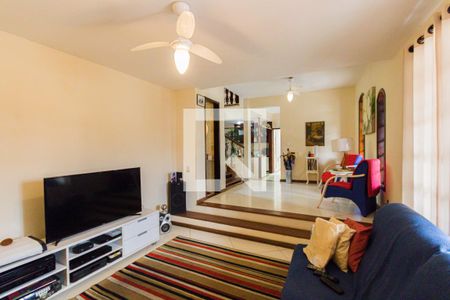 Sala de Estar de casa de condomínio à venda com 4 quartos, 491m² em Anil, Rio de Janeiro