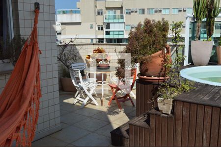 Varanda gourmet de apartamento à venda com 3 quartos, 166m² em Jacarepaguá, Rio de Janeiro