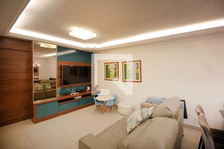 Sala de apartamento à venda com 4 quartos, 102m² em Sion, Belo Horizonte