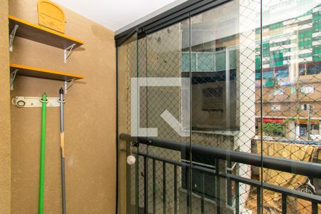 Varanda da Sala de kitnet/studio para alugar com 1 quarto, 28m² em Sé, São Paulo