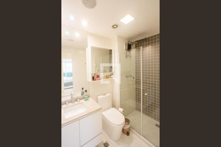 Banheiro de apartamento para alugar com 1 quarto, 49m² em Santo Amaro, São Paulo