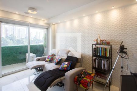 Sala de apartamento para alugar com 1 quarto, 49m² em Santo Amaro, São Paulo