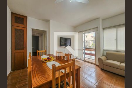 Sala de apartamento para alugar com 3 quartos, 76m² em Balneario Cidade Atlantica, Guarujá