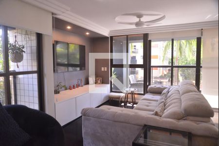 Sala  de apartamento à venda com 3 quartos, 180m² em Jardim, Santo André