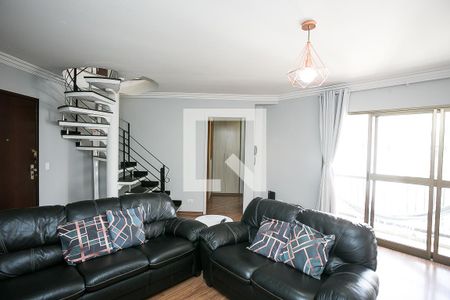 sala de apartamento para alugar com 3 quartos, 135m² em Chácara Agrindus, Taboão da Serra