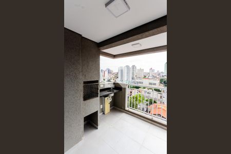 Varanda da Sala de apartamento para alugar com 2 quartos, 59m² em Vila São Pedro, Santo André