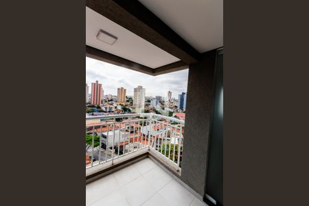 Varanda da Sala de apartamento para alugar com 2 quartos, 59m² em Vila São Pedro, Santo André