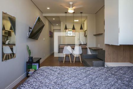 Studio para alugar com 37m², 1 quarto e sem vagaSala e Quarto