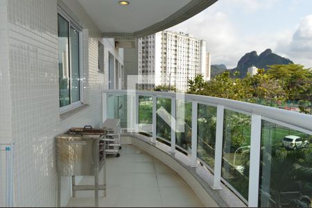 Varanda da Sala de apartamento para alugar com 2 quartos, 78m² em Jacarepaguá, Rio de Janeiro
