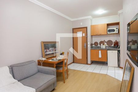 Sala de apartamento para alugar com 1 quarto, 47m² em Vale do Sereno, Nova Lima
