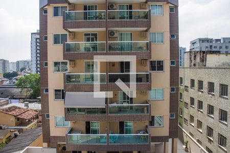 Varanda da Sala - Vista de apartamento à venda com 3 quartos, 80m² em Méier, Rio de Janeiro