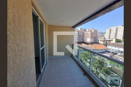 Varanda da Sala de apartamento à venda com 3 quartos, 80m² em Méier, Rio de Janeiro