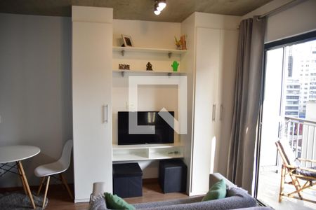 Studio à venda com 28m², 1 quarto e sem vagaSala/Quarto