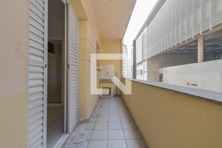 Varanda de apartamento à venda com 1 quarto, 43m² em Santa Ifigênia, São Paulo