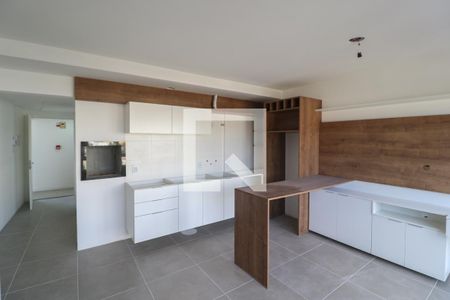 Sala, Quarto e Cozinha de apartamento à venda com 1 quarto, 31m² em Jardim Botânico, Porto Alegre