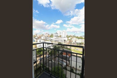 Varanda de apartamento à venda com 1 quarto, 31m² em Jardim Botânico, Porto Alegre