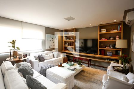 Sala  de apartamento à venda com 4 quartos, 190m² em Real Parque, São Paulo